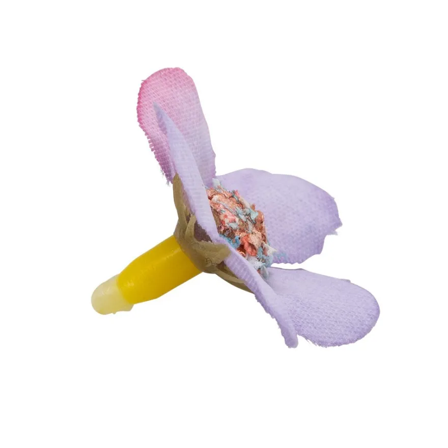 Deko-Blüten, Blütenköpfe, Ø 2,5cm, flieder-pink, 50 Stück