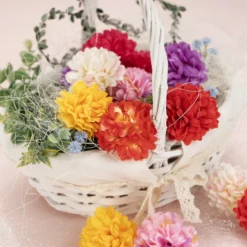 Deko-Blüten, Dahlie 2, Ø 5cm, verschiedene Farben, 14 Stück