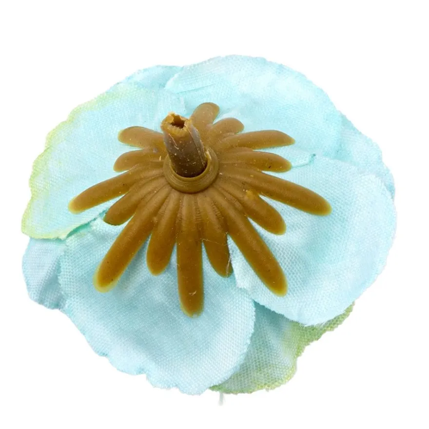 Deko-Blüten, Farbmix 10, Ø 4cm, verschiedene Farben, 11 Stück