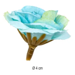 Deko-Blüten, Farbmix 10, Ø 4cm, verschiedene Farben, 11 Stück