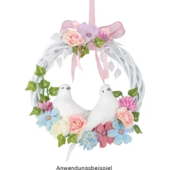Deko-Blüten, Farbmix 10, Ø 4cm, verschiedene Farben, 11 Stück