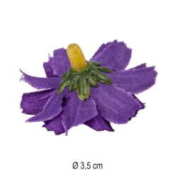 Deko-Blüten, Farbmix 1, Ø 3,5cm, verschiedene Farben, 27 Stück