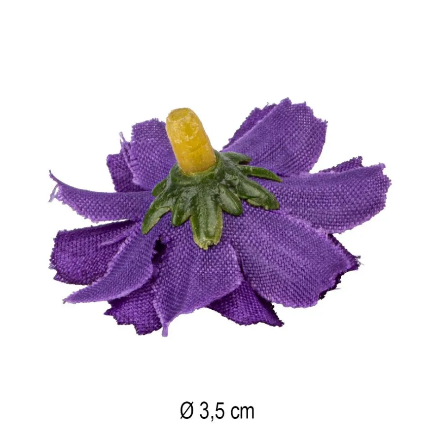 Deko-Blüten, Farbmix 1, Ø 3,5cm, verschiedene Farben, 27 Stück