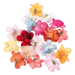 Deko-Blüten, Farbmix 9, Ø 4cm, verschiedene Farben, 18 Stück
