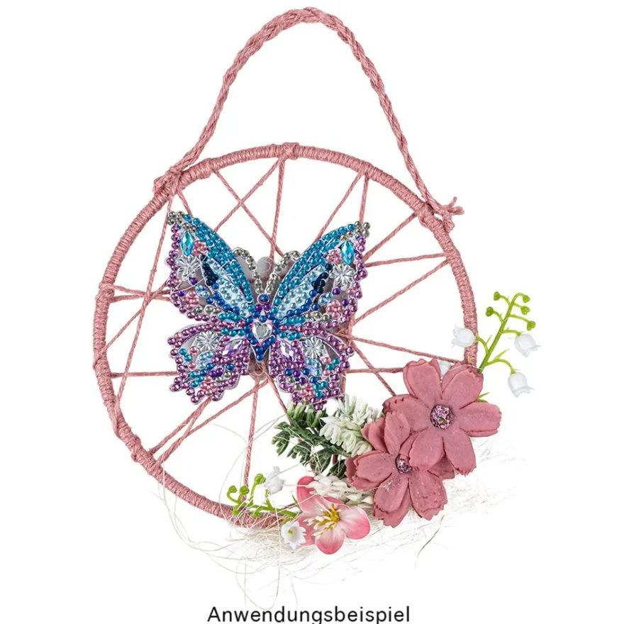Deko-Blüten, Farbmix 11, Ø 5cm, verschiedene Farben, 22 Stück