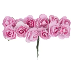Deko-Blüten, Rosen 2, Ø 2cm, rosa, 144 Stück