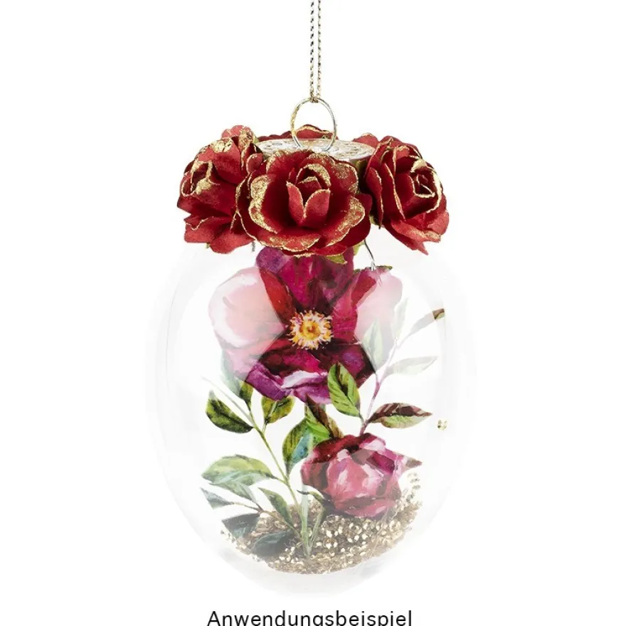 Deko-Blüten, Rosen, Ø 2,5cm, verschiedene Farben, 90 Stück