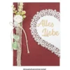 Deko-Blüten, Rosen 2, Ø 2cm, weiß, 144 Stück