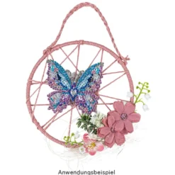 Deko-Blüten, Zweige, Maiglöckchen, mit je 6 weißen Blüten, 20 Stück