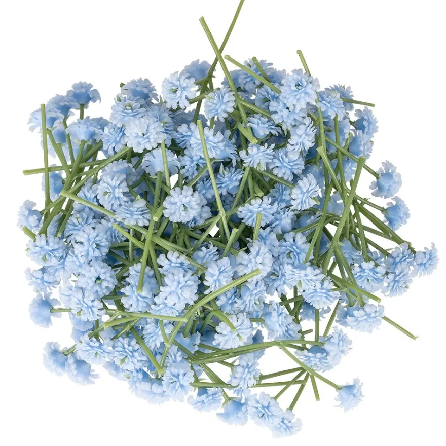 Deko-Blütenzweige, Schleierkraut, 5cm lang, 40g, blau