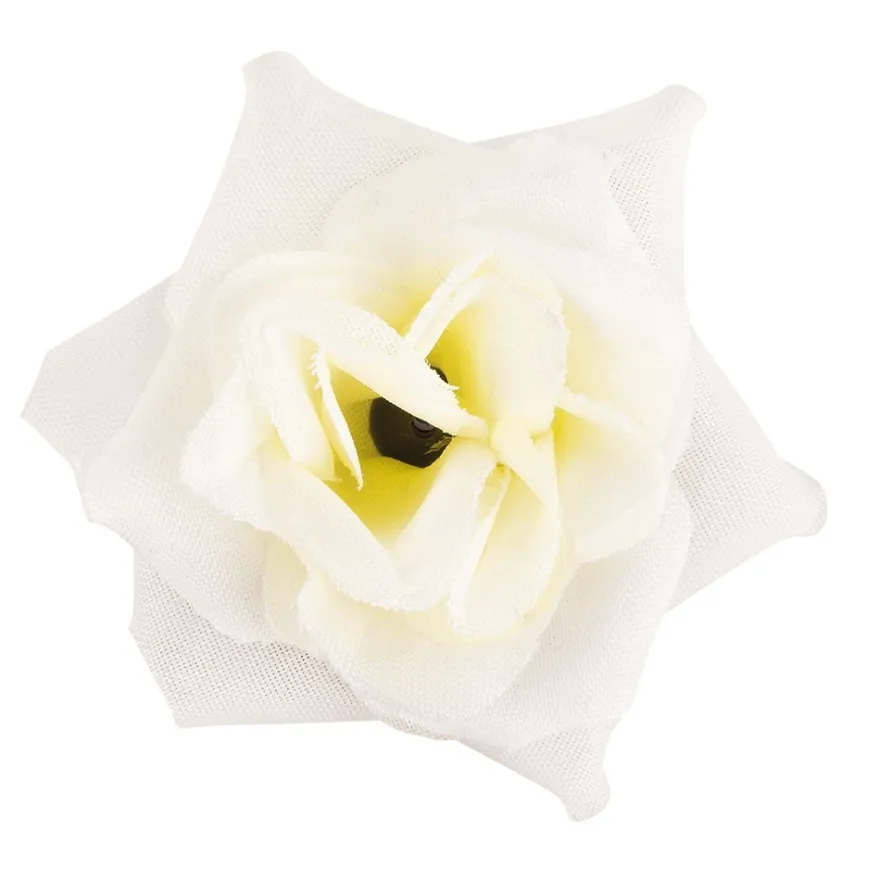 Deko-Blüte Rose, zum Selbstgestalten, weiß, 501-teilig, 50 Stück
