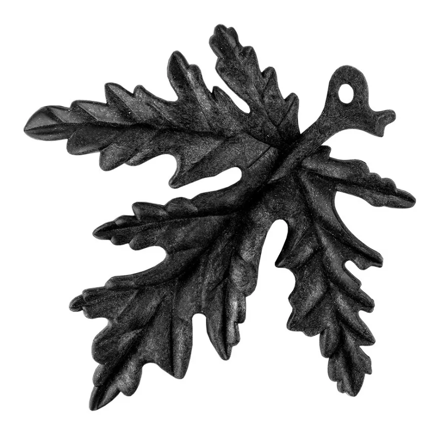 Deko-Blätter, Rohlinge, 17,5cm x 17cm x 1,5cm, mit Öse zum Aufhängen, 7 Stück