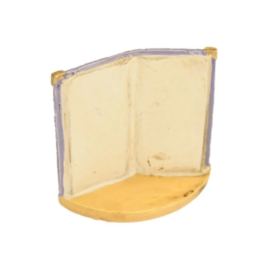 Deko-Buch, stehend, Steinharz, 5,2 x 2,5 cm, 6er Set