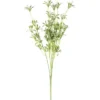 Deko-Busch, Blüten 6, 43cm lang, 5 Stängel, weiße Blüten