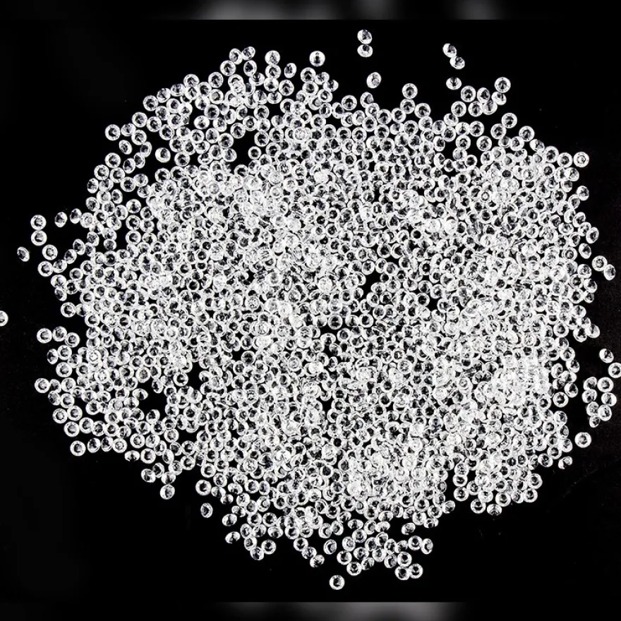 Deko-Diamanten, Ø 6mm, 4mm hoch, klar, 150g