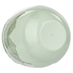 Deko-Ei, Deckel & Boden in Eierschalenoptik, Ø9,3cm, 13cm hoch, Schale in Pastellgrün