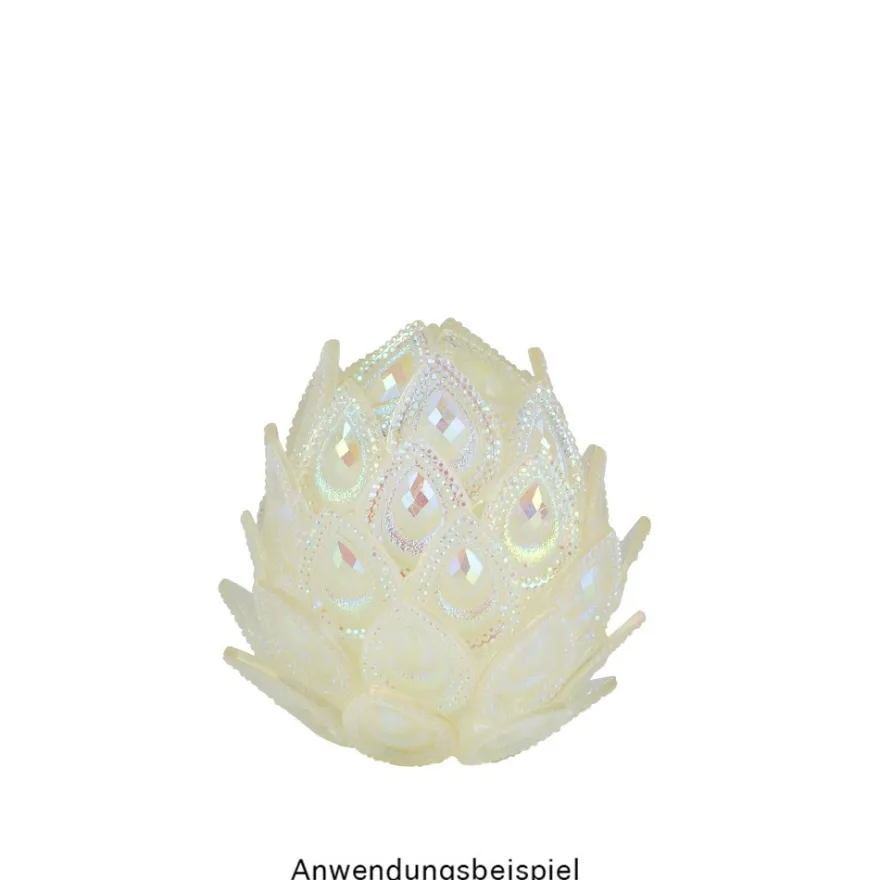 Deko-Eier, Ø 4,5cm, 6cm hoch, pastellgrün, 6 Stück