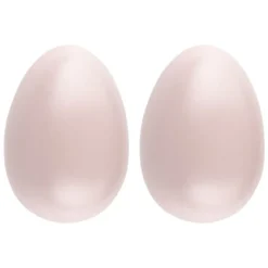 Deko-Eier, Ø 6,5cm, 10cm hoch, pastellrosa, 2 Stück