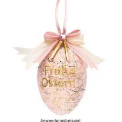 Deko-Eier, Ø 4cm, 5,8cm hoch, weiß, geprägte Ornamentik, 10 versch. Designs, 10 Stück