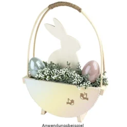 Deko-Eier, Perlmutt, 8cm hoch, Ø 6cm, creme, taupe, mint, rosé, 4 Stück