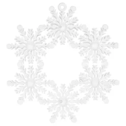 Deko-Eiskristalle 3, Rohlinge, Ø 14,2cm, 5 Stück