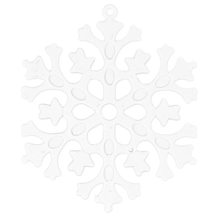 Deko-Eiskristalle 2, Rohlinge, Ø 12cm, 11 Stück