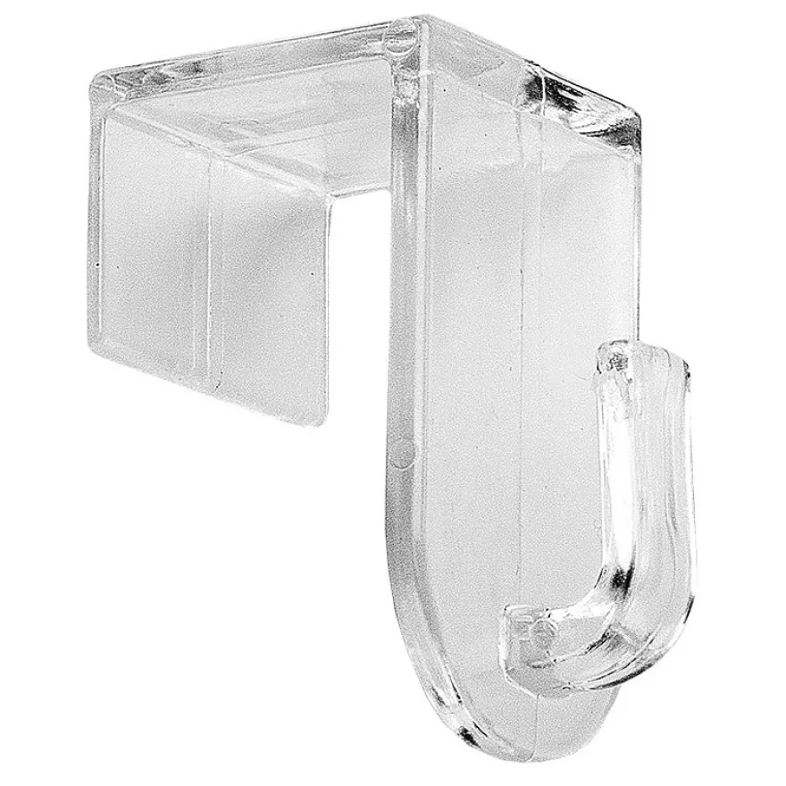 Deko Fenster- & Türhaken, 2cm x 2,8cm x 3,4cm, transparent, 20 Stück