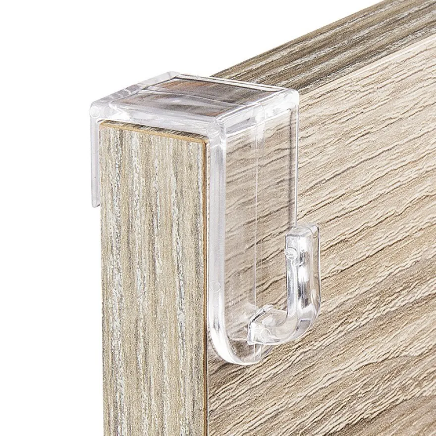 Deko Fenster- & Türhaken, 2cm x 2,8cm x 3,4cm, transparent, 20 Stück