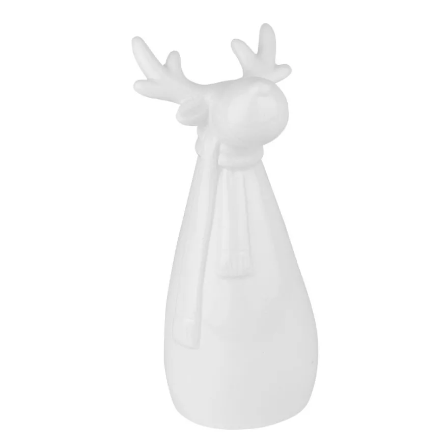 Deko-Figuren, Elche 2, 2 Designs & Größen, weiß, 2 Stück