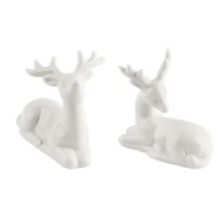 Deko-Figuren, Hirsche, verschiedene Designs, 2 Stück