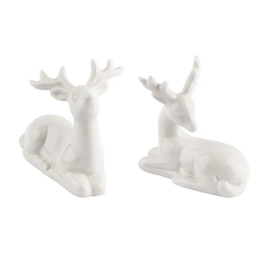 Deko-Figuren, Hirsche, verschiedene Designs, 2 Stück