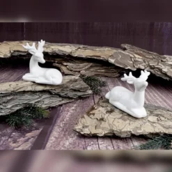 Deko-Figuren, Hirsche, verschiedene Designs, 2 Stück
