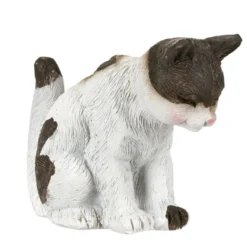 Deko-Figuren, Katzen, ca. 5 cm und 6 cm hoch, 2 Stück