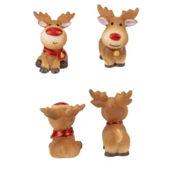 Deko-Figuren, Rentiere, 2 verschiedene Designs, 4 Stück