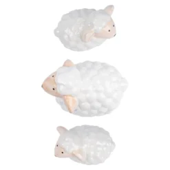 Deko-Figuren, Schafe, verschiedene Größen, 3 Stück