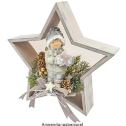 Deko-Figuren, Winterkinder, 15cm hoch, 2 Stück
