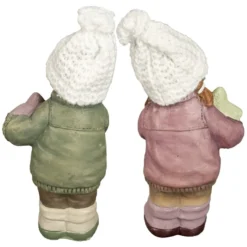 Deko-Figuren, Winterkinder, 15cm hoch, 2 Stück