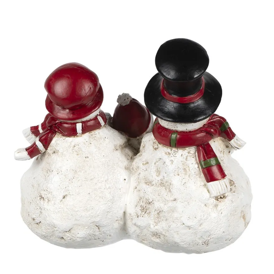 Deko-Figur, Schneemannfamilie, 13cm x 14cm x 10cm