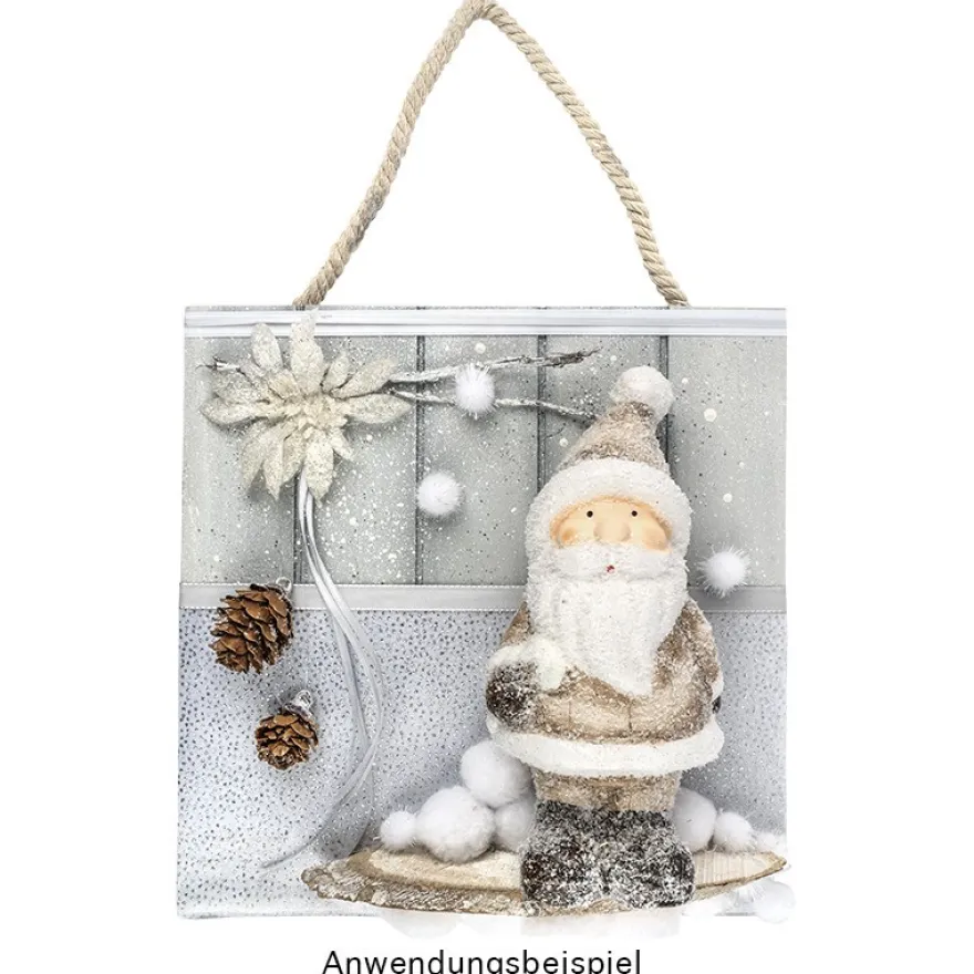 Deko-Figur, Weihnachtsmann, 18cm hoch