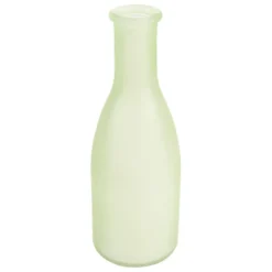 Deko-Flasche, Ø 6cm, 18cm, transluzent grün