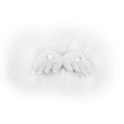Deko-Flügel, 3cm x 8 cm, weiß, 3 Stück