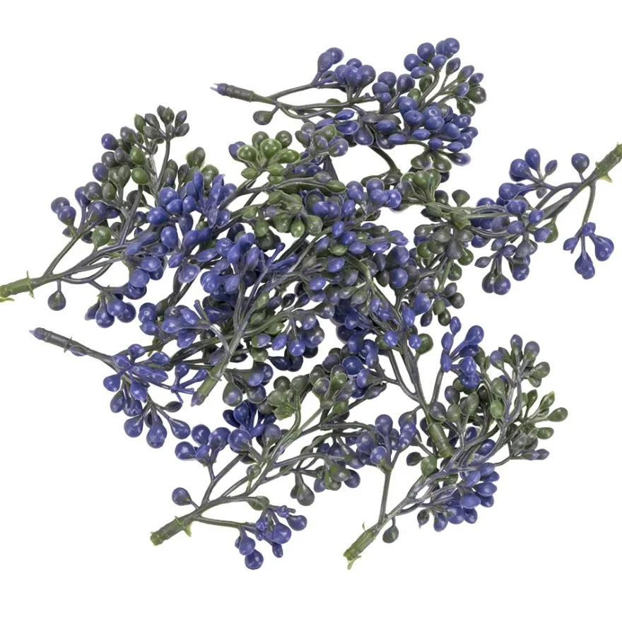 Deko-Floristik, Blütenknospen 5, 35g, 8cm lang, violette Knospen