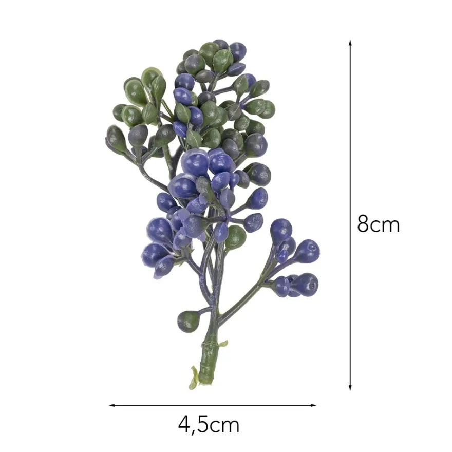 Deko-Floristik, Blütenknospen 5, 35g, 8cm lang, violette Knospen