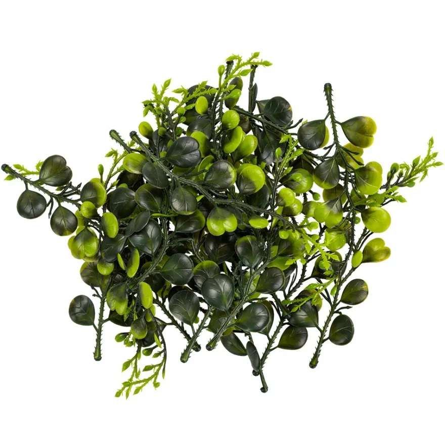 Deko-Floristik, Blätter 9, 35g, 15cm lang, grün