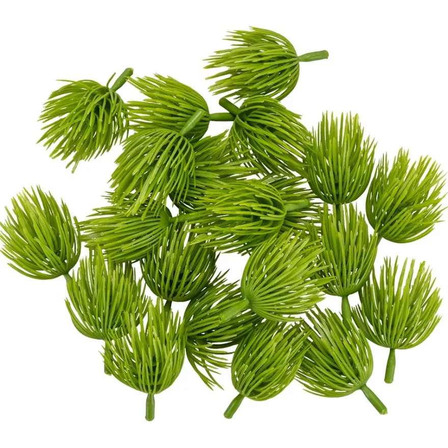 Deko-Floristik, Kiefernbüschel, 35g, 5,5cm lang, grün