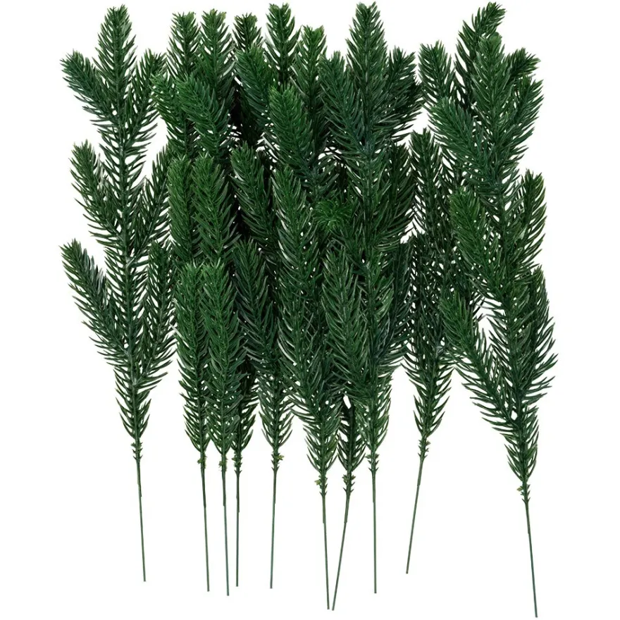 Deko-Floristik, Kiefernzweige, 30cm lang, grün, 10 Stück