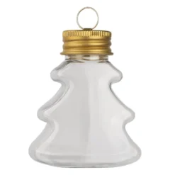 Deko-Formen, Rohlinge, zum Befüllen, Stern, Tannenbaum, Glocke, Tropfen, transparent, 4 Stück