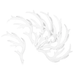 Deko-Geweihe 2, Rohlinge, 9cm x 16cm, 7 Stück