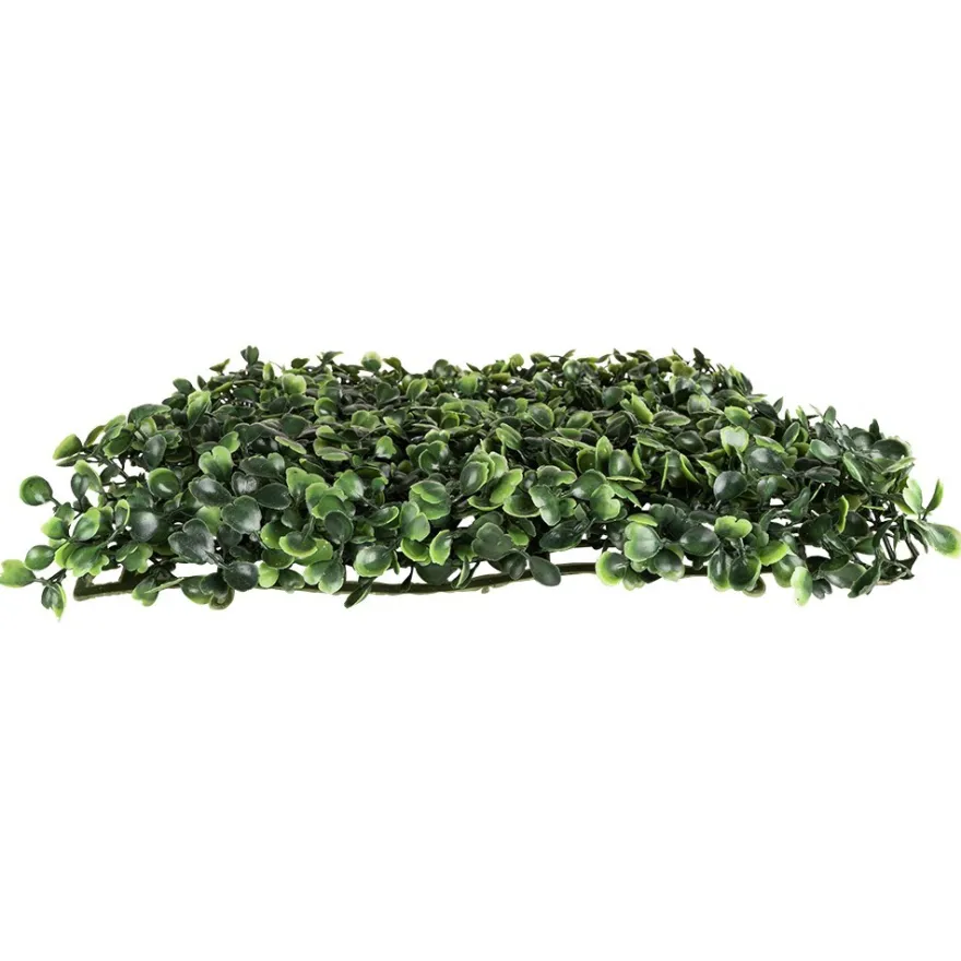 Deko-Grasmatte, 25cm x 25cm x 4cm, Buchsoptik