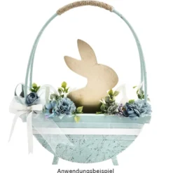 Deko-Hase aus Holz zum Aufstellen, 21,6cmx 12,5cm x 4,3cm